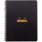 RHODIA 119910C - Cahier a  Spirale (Reliure Integrale) Noir A5+ | Petits Carreaux | 160 pages Detachables Perf. 6 Trous - Papier