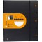 RHODIA 132142C - Cahier d'Organisation Rechargeable Exabook Noir A4+|Petits Carreaux|160 pages Detachables Perf. 4 Trous - Papie