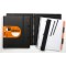 RHODIA 132142C - Cahier d'Organisation Rechargeable Exabook Noir A4+|Petits Carreaux|160 pages Detachables Perf. 4 Trous - Papie