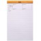 RHODIA 191000C - Bloc-Notes Agrafe N°19 Fax Orange - A4+ - Pre-Imprime Telecopie - 80 Feuilles Detachables - Papier Clairefontai