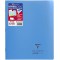 Clairefontaine 951412C Un Cahier Agrafe Koverbook Bleu - 17x22 cm - 96 Pages Grands Carreaux - Papier Blanc 90 g - Couverture Po