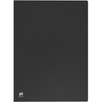 OXFORD Memphis Protege-Documents A3 80 vues Couverture Polypropylene Opaque Noir