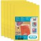 100206708 M Star Lot de 10 Pochettes-Coin A4 PVC Lisse Jaune