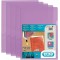 100206711 M Star Lot de 10 Pochettes-Coin A4 PVC Lisse Violet