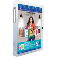 Oxford Boite Polyvision 100200142 24X32 D40 PP Transparent