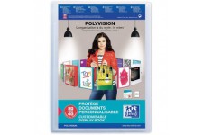 Elba Protege-Docs Oxford Polyvision A4 40Poch PP Incol