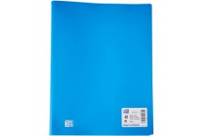 Protege-Documents Initial A4 80 vues / unitaire Couverture Polypro Bleu