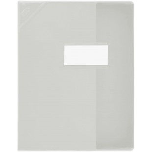 Lot de 25 : Protege cahier 17x22cm transparent incolore
