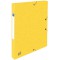 Boite de classement Top File cartonne avec elastique dos 2,5cm jaune