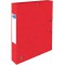 Boite de classement a  elastique Top File cartonne dos de 4 cm rouge