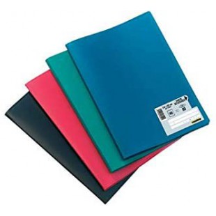 Lot de 10 : Protege-documents "Memphis" 10 pochettes A4 Assortis