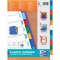 OXFORD Intercalaire neutre A4 en polypropylene 12/100 Couleurs assorties