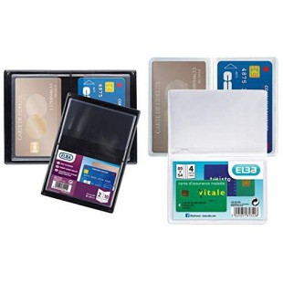 Lot de 15 : 100202636 Etui en PVC pour 4 Cartes de Credit 30/100