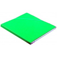 Eurofolio Alpina Chemise cartonnee avec rabat elastique Dos 5 mm A4 21 x 29,7 cm Vert