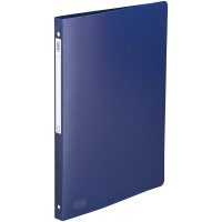 - Memphis - Classeur a  anneaux - Format A4 - Polypropylene decoupe - Bleu