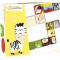 Avenue Mandarine 42764O - Une boite Domino Animaux et texture comprenant 28 pieces en carton imprime 5x11 cm