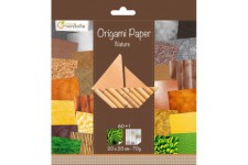 Avenue Mandarine 52503MD - Un paquet de 60 feuilles Origami 20x20 cm 70G (30 motifs x 2 feuilles) et une planche de s