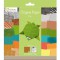Avenue Mandarine 52504MD - Un paquet de 60 feuilles Origami 20x20 cm 70G (30 motifs x 2 feuilles) et une planche de s