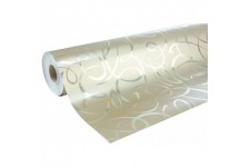 Clairefontaine 211892C - Une bobine papier cadeau Premium 50mx70 cm 80g, Arabesques dorees
