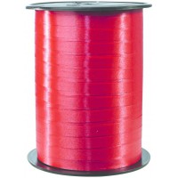 Clairefontaine 601706C - Une bobine de Ruban Bolduc Lisse - 500mx0,7 cm - Rouge - Ruban decoratif cadeau, DIY