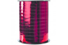 Clairefontaine 602006C - Une bobine de Ruban Bolduc Metallise - 250mx7mm - Rouge - Ruban decoratif cadeau, DIY