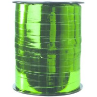 Clairefontaine 602050C - Une bobine de Ruban Bolduc Metallise - 250mx7mm - Vert empire - Ruban decoratif cadeau, DIY