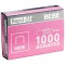 Boite Rose Pack Lot de 1000 Agrafes Bebe cuivrees