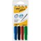 BIC Velleda 1741 Feutres pour Tableau Blanc Effacables a Sec, Pointe Conique Moyenne - Couleurs Assorties, Pochette 