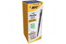 BIC Marking Fine ECOlutions Marqueurs Permanents a Pointe Conique Fine - Bleu, Boite de 12