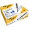 BIC Velleda 1781 Feutres pour Tableau Blanc Effacables a Sec Pointe Biseautee Large - Bleu, Boite de 12