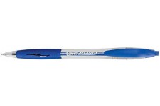 Stylos bille Retractable ATLANTIS CLASSIC Pte Moy. 1 mm Bleu