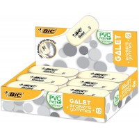 Bic gomme galet en caoutchouc synthetique - 58 x 28 x 13 mm-lot de 12