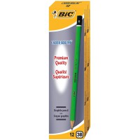 BIC Criterium 550 Crayons a Papier - 3B, Boite de 12