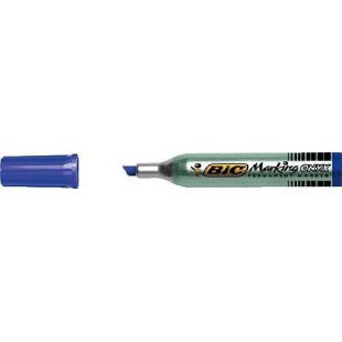 BIC Marqueurs permanent Marking Onyx 1481 Pte Biseau 3,5 5,5 mm Bleu