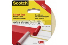 3M Scotch Ruban Adhesif Double Face pour Moquette Extra-fort 50 mm x 20 m 1 Rouleau