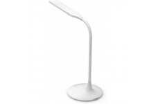 ALBA LEDTWIN BC Lampe de Bureau Autonome LED, Plastique, 6 W, Blanc, 18 x 34 x 36 cm 