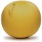 ALBA - MHBALL J - Polychlorure de Vinyle - Resistant et Anti-eclatement - Ballon Assise Bureau - Jaune Safran