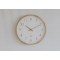 Alba HORTREE Horloge Murale en Bois, Bois Clair/Fond Blanc