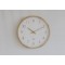 Alba HORTREE Horloge Murale en Bois, Bois Clair/Fond Blanc