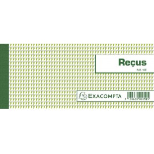 Exacompta 10E Carnet Recus 9/13 50 Feuillets avec Talon