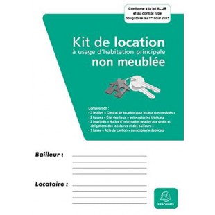 Exacompta 41E Kit dossier pour bail location non meublee