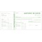 Exacompta - Ref. 42E - 1 Carnet a  souche "Quittances de loyer" 50 feuillets - Format horizontal de la quittance : 10,1x16,5 cm