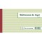 Exacompta - Ref. 43E - 1 Manifold Quittances de loyer 12,5x21cm 50 feuillets tripli autocopiants