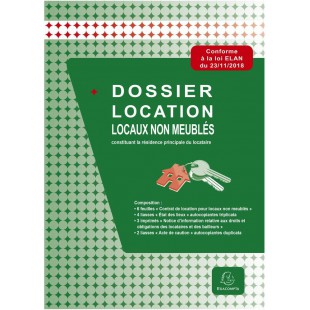 Exacompta - 44E - Dossier Location - Locaux Non Meubles