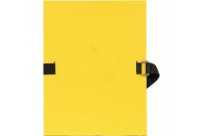 EXACOMPTA Chemise a  dos extensible, A4, carton, jaune