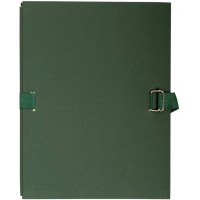 Exacompta - Ref. 733E - 1 Chemise dos extensible papier - 24x32cm Vert fonce