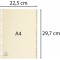 Exacompta - Ref. 1126E - Intercalaires en Carte ivoire 155g/m2 FSC® avec 26 onglets imprimes alphabetiques de A a  Z - Format a 