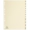 Exacompta - Ref. 1212E - Intercalaires en Carte ivoire 155g/m2 FSC® avec 12 onglets imprimes mensuel de Janvier a D