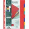 Exacompta - Ref. 1408E - Intercalaires en veritable carte lustree souple 225g/m2 FSC avec 8 onglets neutres - Format