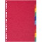 Exacompta - Ref. 1410E - Intercalaires en veritable carte lustree souple 225g/m2 FSC avec 10 onglets neutres - Format a  classer